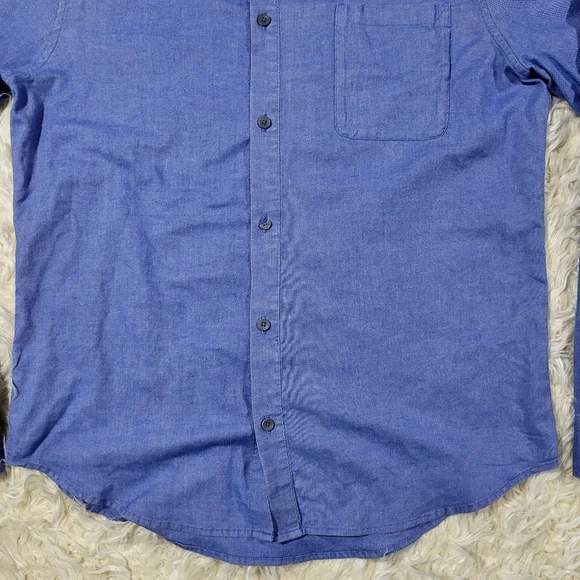 Lululemon Commission Long Sleeve Shirt Blue Mens Size Large! - Picture 3 of 14